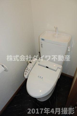 ハイツボヌールB棟のトイレ