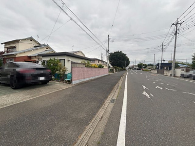 【前面道路含む現地写真】 | 前橋市女屋町　オール電化　3SSLDK