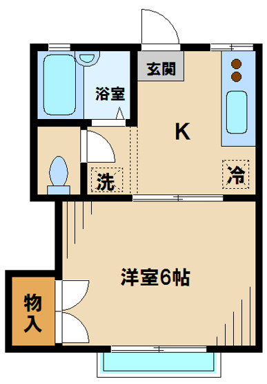 【間取り】 | ハウスT&K Ⅱ号棟