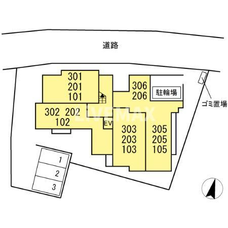 【区画図】オードリーコート 