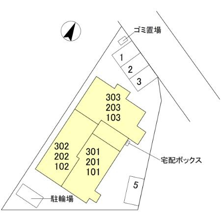 ヴェントプーロ東松山の区画図