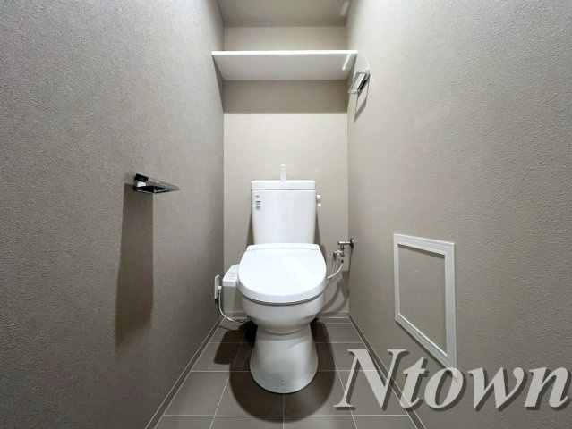 【トイレ】 | プレサンス　レイズ　鶴舞公園 | 落ち着いた色調のトイレです