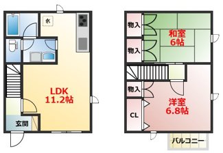 【間取り】 |  メゾンティーンカーベル