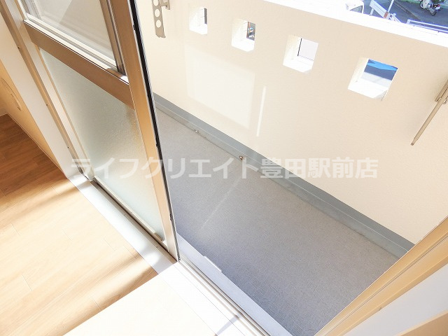 三沢NKマンションのバルコニー
