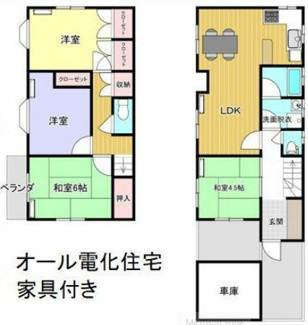 【間取り】 | 貸家　清瀬市下宿