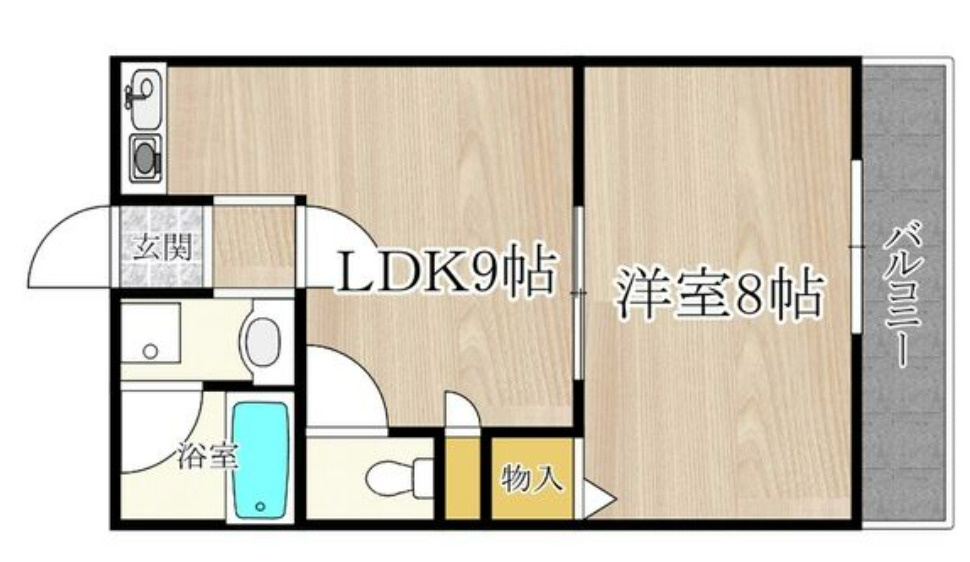 ブランチ613の間取り