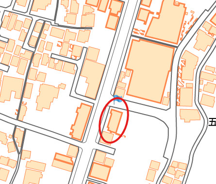 足利市伊勢町1棟マンションの地図