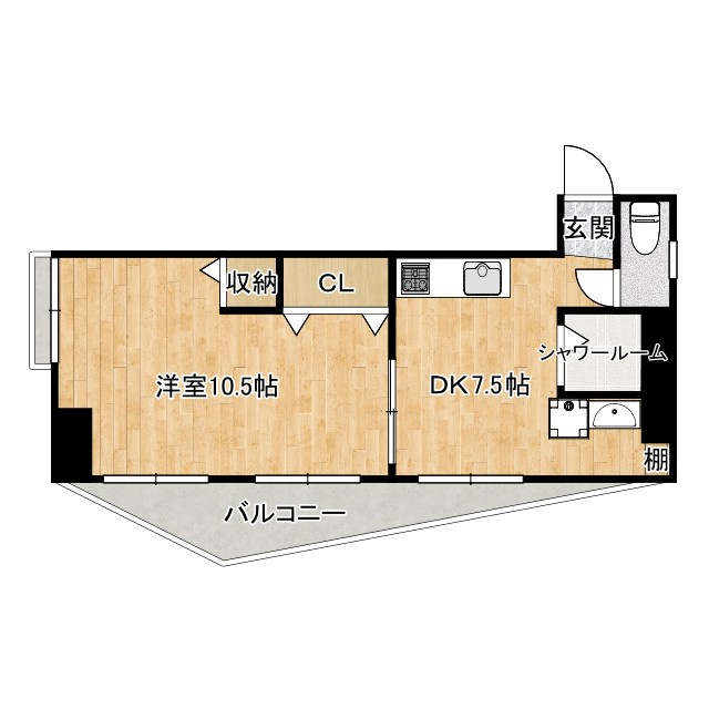 アライビルの間取り|間取り図です