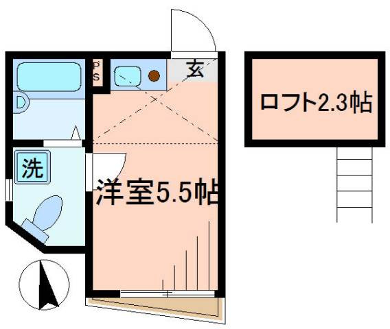 モンシェリー西日暮里の間取り