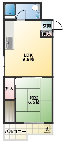 日の本ビルの間取り
