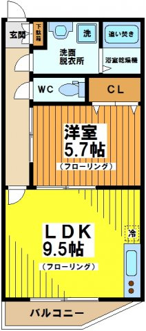 【間取り】 | ロークワットコート永福