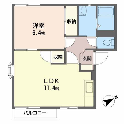 司ハイツの間取り
