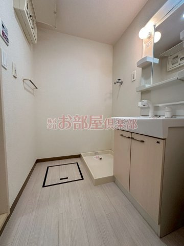デュエールの洗面所|広い洗面スペース