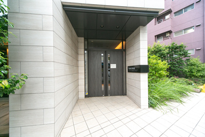 パークアクシス学芸大学レジデンスのエントランス