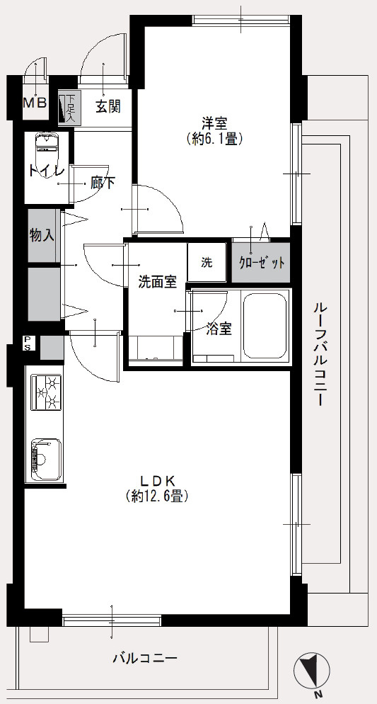 グロース西荻窪の間取り
