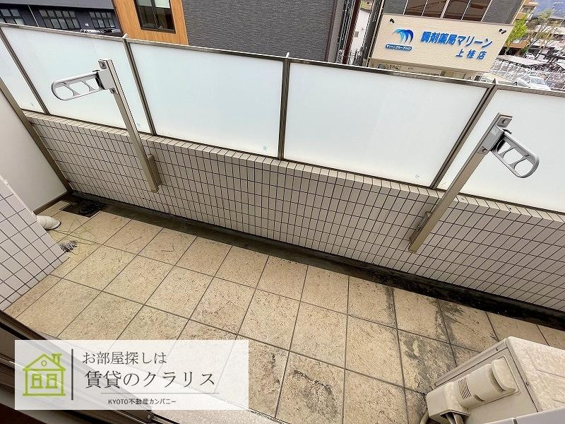 カーサフィオーレ桂のバルコニー