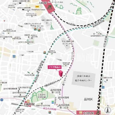 【地図】 | プラザ西品川