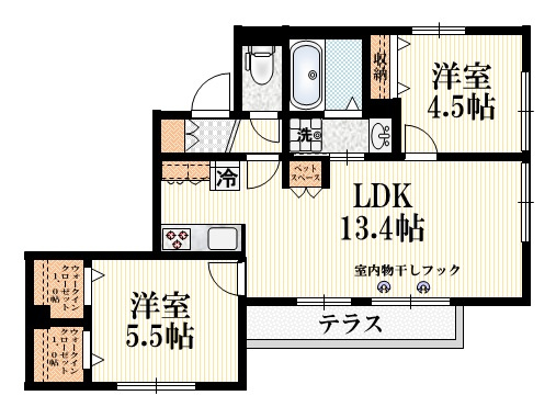 仮）元和泉2丁目メゾンの間取り