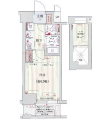 【間取り】 | エステムコート神戸県庁前3フィエルテ