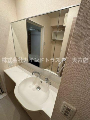 ウエストキューブの洗面所|洗面所です