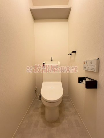 HEARTY’S ENT G棟のトイレ|ゆったりとした空間のトイレです