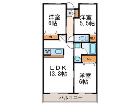 【間取り】 | アムールカセイ