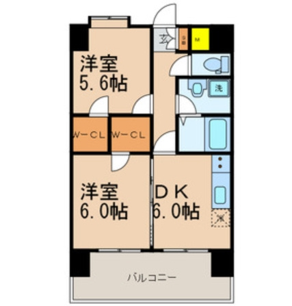 フェリススクエアの間取り|使いやすい間取りです。