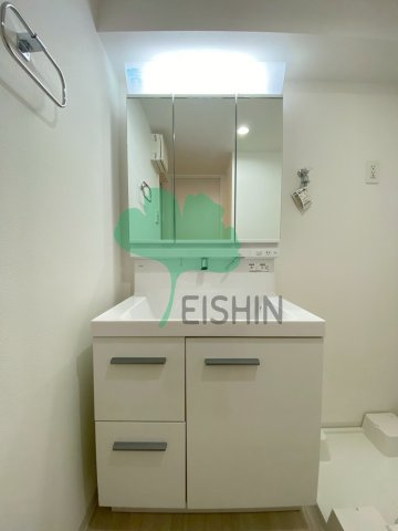 Mys Casetta Hakata (ミースカセッタ博多)の洗面所|シンプルで使いやすい洗面台です！