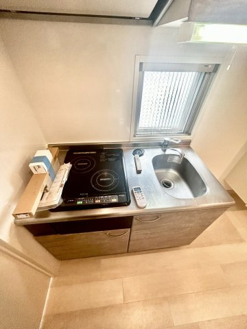 アスリート江坂2番館のキッチン|２口IHシステムキッチン