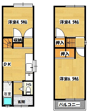 【間取り】 | 春日町戸建て