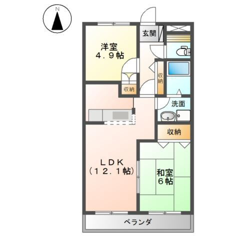 オレンジペコーの間取り