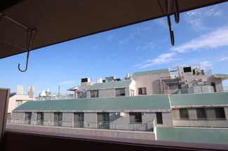 最上階の南東向きのお部屋からの景色です