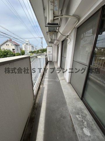 仲介手数料0円！コーポ苗田のバルコニー