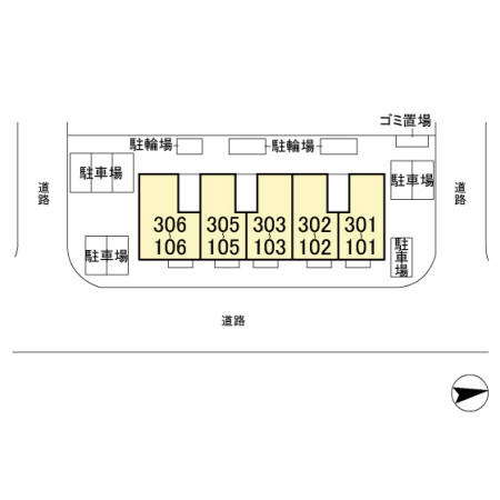 アネシスの区画図