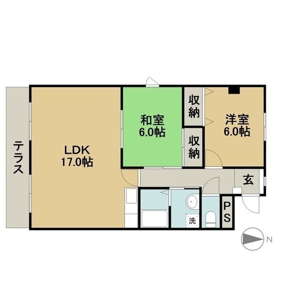ベルヴューの間取り