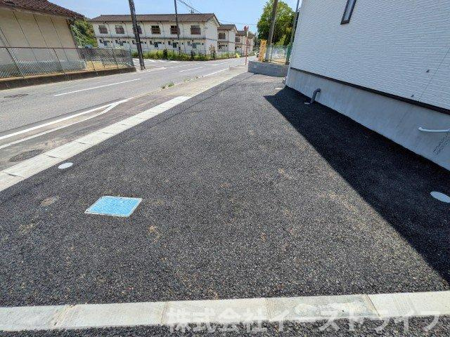 【新築戸建】　いわき市常磐下湯長谷町第2　全4棟の駐車場|4号棟写真　カースペースです（3台駐車可能）