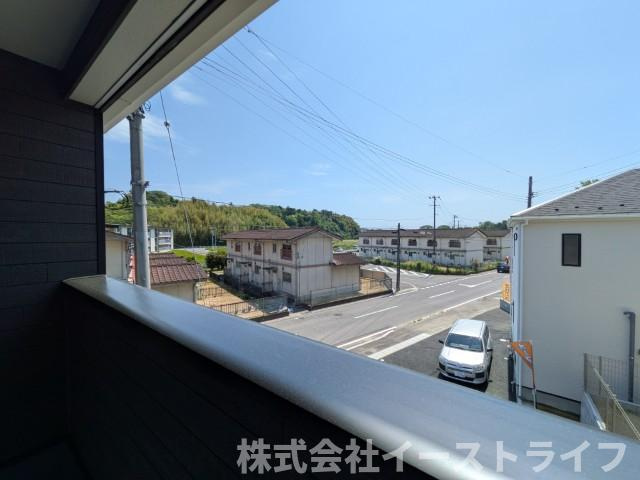 【新築戸建】　いわき市常磐下湯長谷町第2　全4棟の展望|3号棟写真　インナーバルコニーからの眺望です