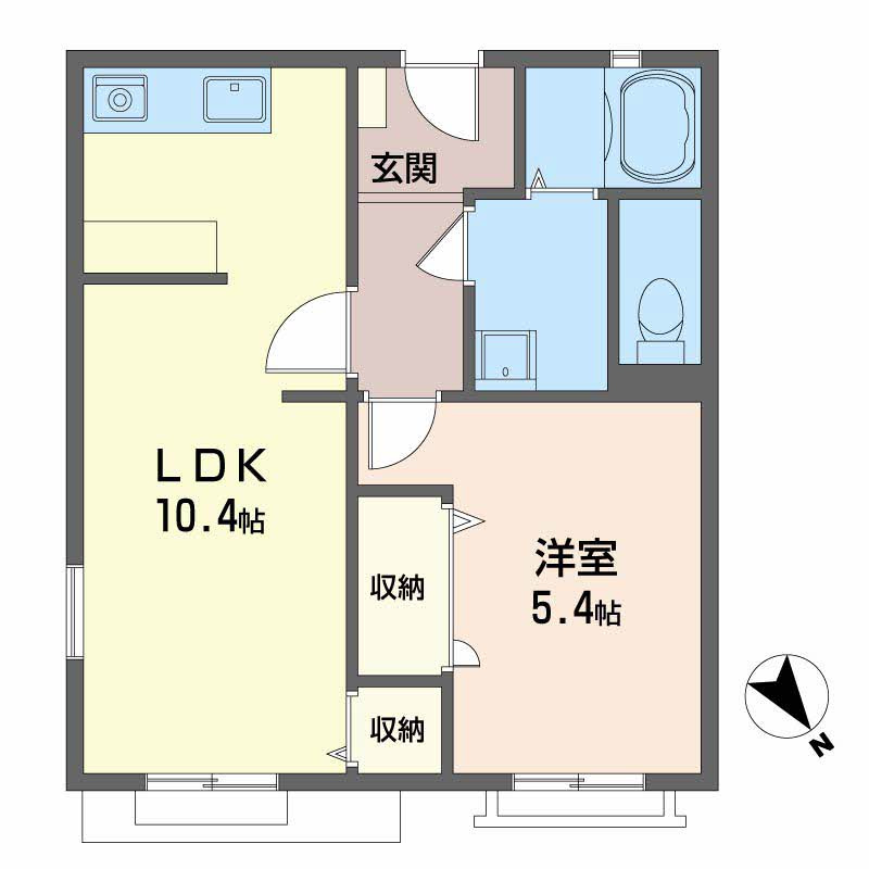 メゾンアヅマの間取り