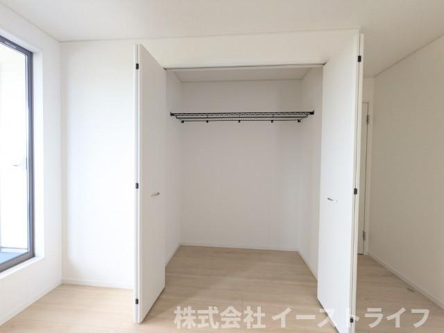 【新築戸建】　いわき市小名浜住吉第5　全4棟の収納|1号棟写真　大きなスペースがあり、収納には困りません