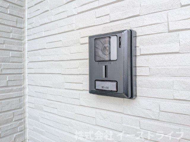 【新築戸建】　いわき市小名浜住吉第5　全4棟のセキュリティ|1号棟写真　テレビモニター付きインターフォン