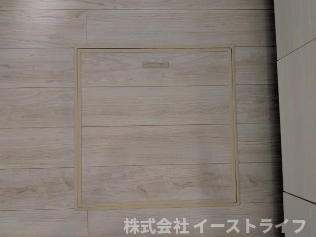 【新築戸建】　いわき市小名浜住吉第5　全4棟の収納|1号棟写真　床下収納がついています
