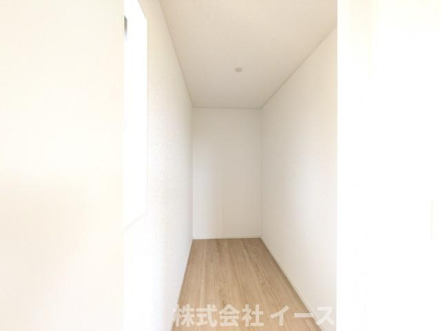【新築戸建】　いわき市小名浜住吉第5　全4棟の収納|1号棟写真　2.2帖のウォークインクローゼットです！
