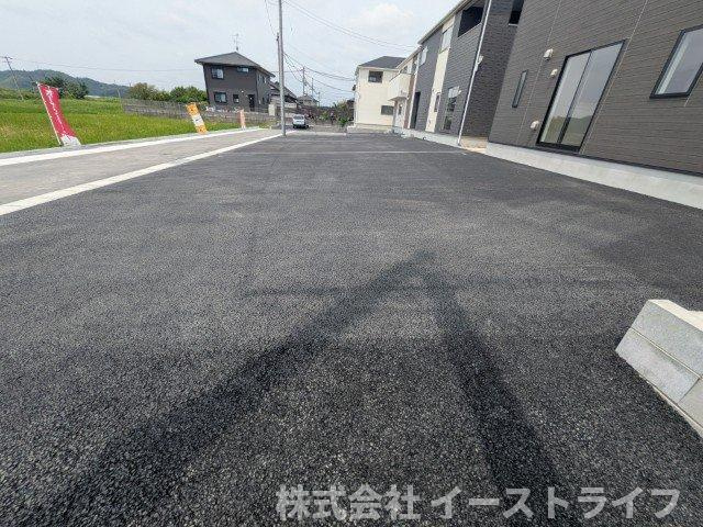 【新築戸建】　いわき市小名浜住吉第5　全4棟の駐車場|4号棟写真　カースペースです（3台以上駐車可能）