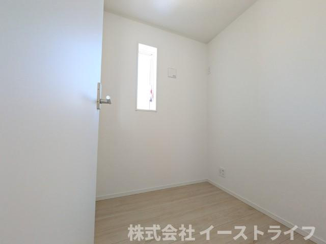 【新築戸建】　いわき市小名浜住吉第5　全4棟の収納|1号棟写真　床下収納がついています