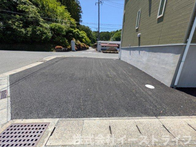 【新築戸建】　いわき市平谷川瀬第2　全3棟の駐車場|3号棟写真　カースペースです（2台駐車可能）