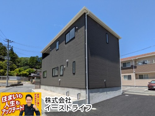 【新築戸建】　いわき市平谷川瀬第2　全3棟の外観|1号棟南東側外観写真