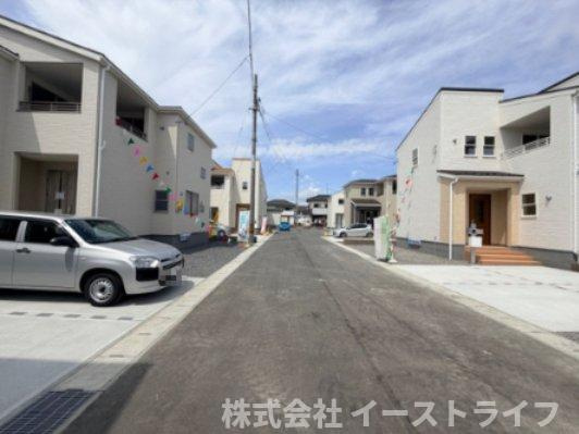 【新築戸建】　いわき市泉町滝尻第2　長期優良住宅　全8棟の前面道路含む現地写真|ご参照ください