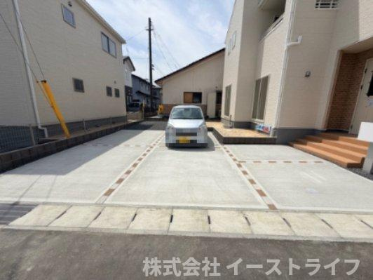 【新築戸建】　いわき市泉町滝尻第2　長期優良住宅　全8棟の玄関|2号棟写真　玄関ポーチも完備されたきれいな玄関です