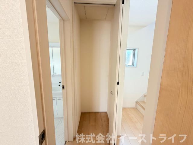 【新築戸建】　いわき市泉町滝尻第2　長期優良住宅　全8棟の収納|2号棟写真　収納スペースが充実しています。
