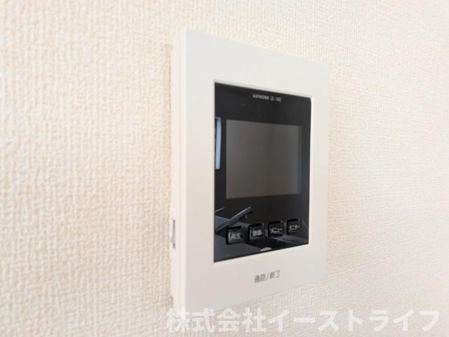 【新築戸建】　いわき市平南白土2期　長期優良住宅のセキュリティ|1号棟写真　お子さんのお留守番時など「知らない人が来たら出なくてもいい」と教育しておけば、防犯面でも格段に良くなります。